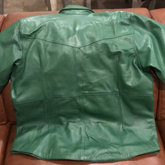 Leather shirt Jacket - Picture 7 of 9